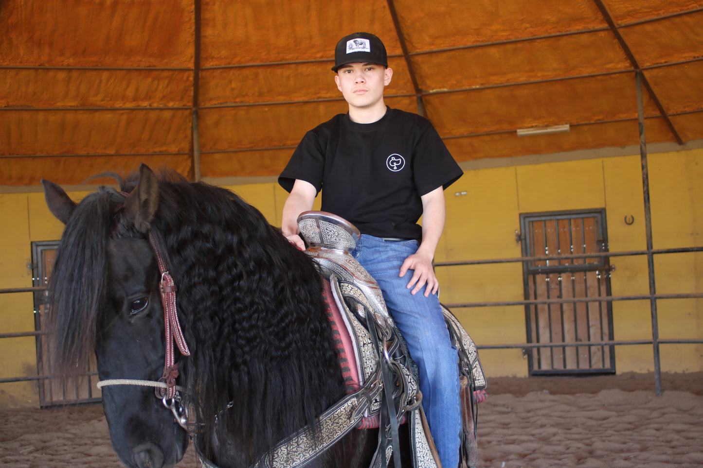 Black Chap Saddle T-Shirt