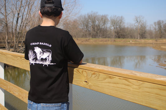 Black Chap Saddle T-Shirt