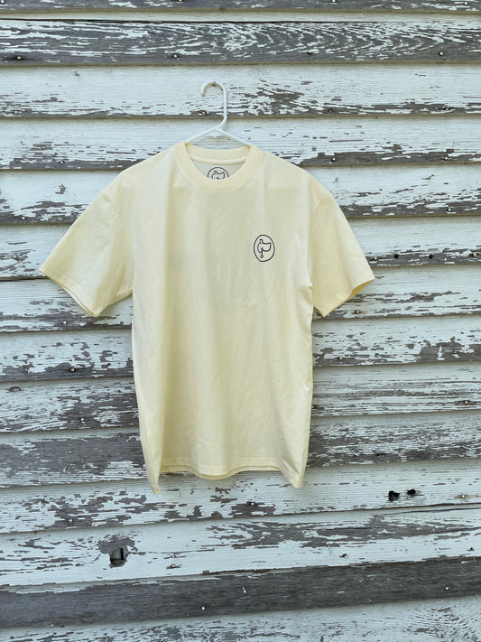 CHAP SADDLE CREAM GRAPHIC T SHIRT